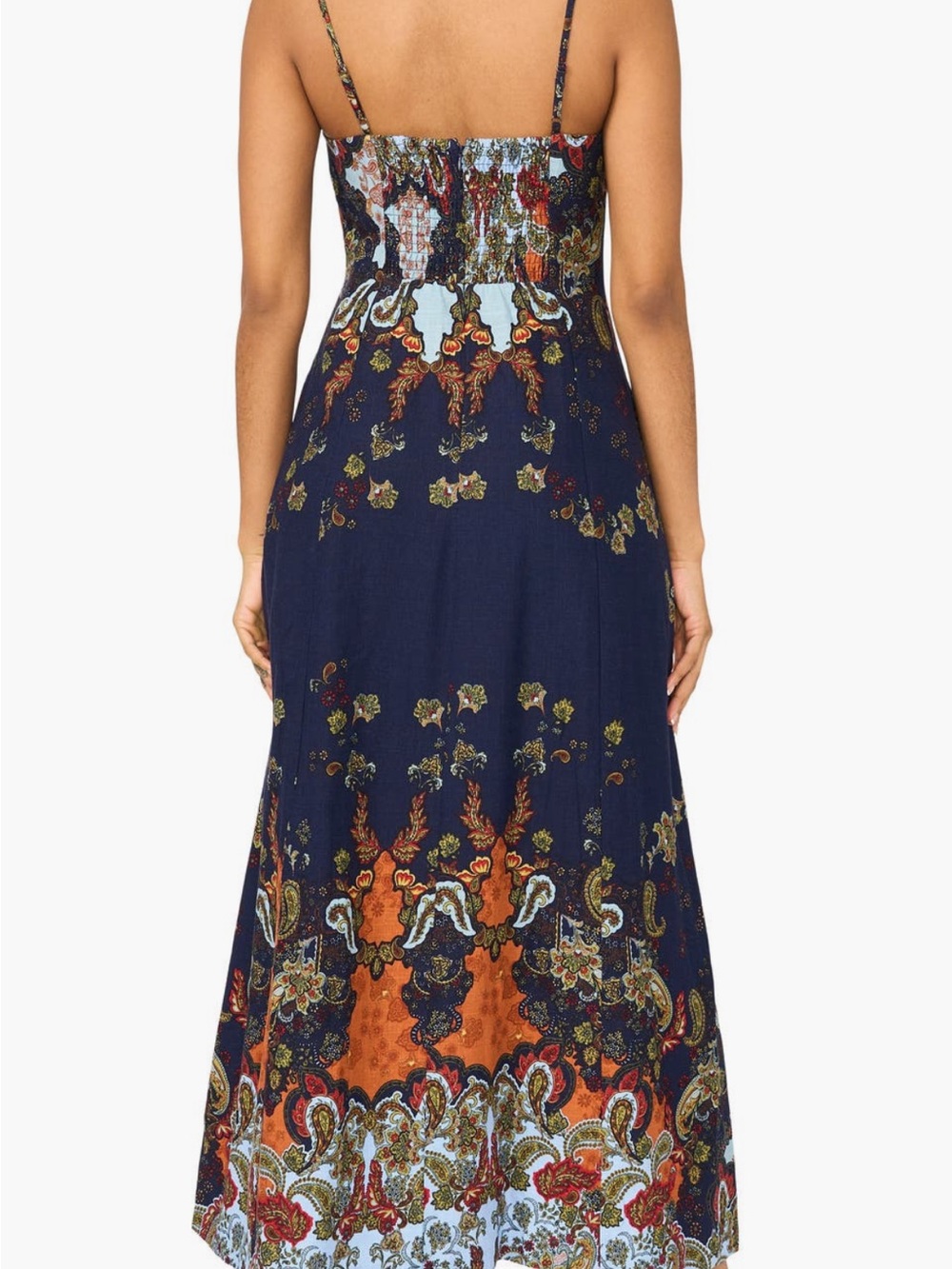 Parker Square Neck linen Maxi dress - Picture 4 of 5
